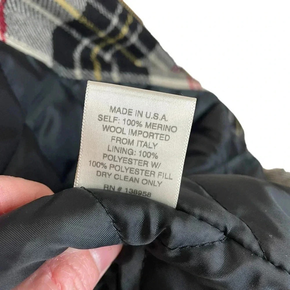 Noon Goons Plaid Insulated  Wool Crowd Jacket - Picture 12 of 13